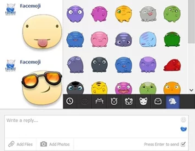 Cómo tener los emoticonos de la aplicación móvil de Facebook en la web